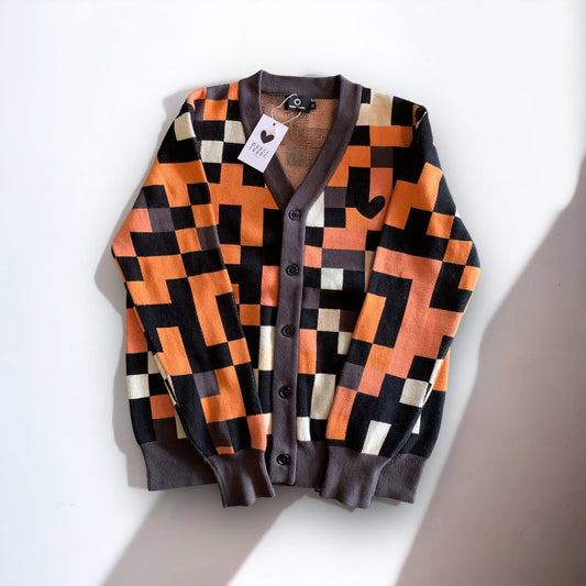 MARCI FRANC PIXEL SAHARA SUNSET CARDIGAN