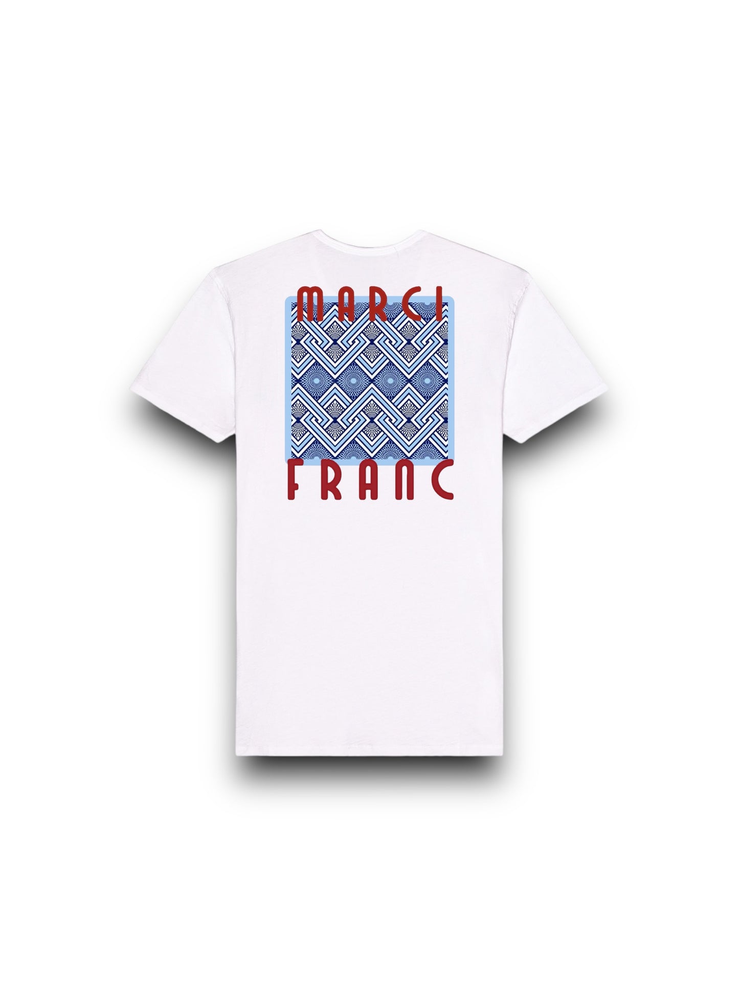 MARCI FRANC SAVANNAH SKY LOGO COTTON T-SHIRT